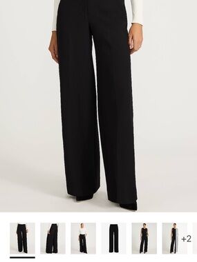 Express Black Wide-Leg Dress Pants